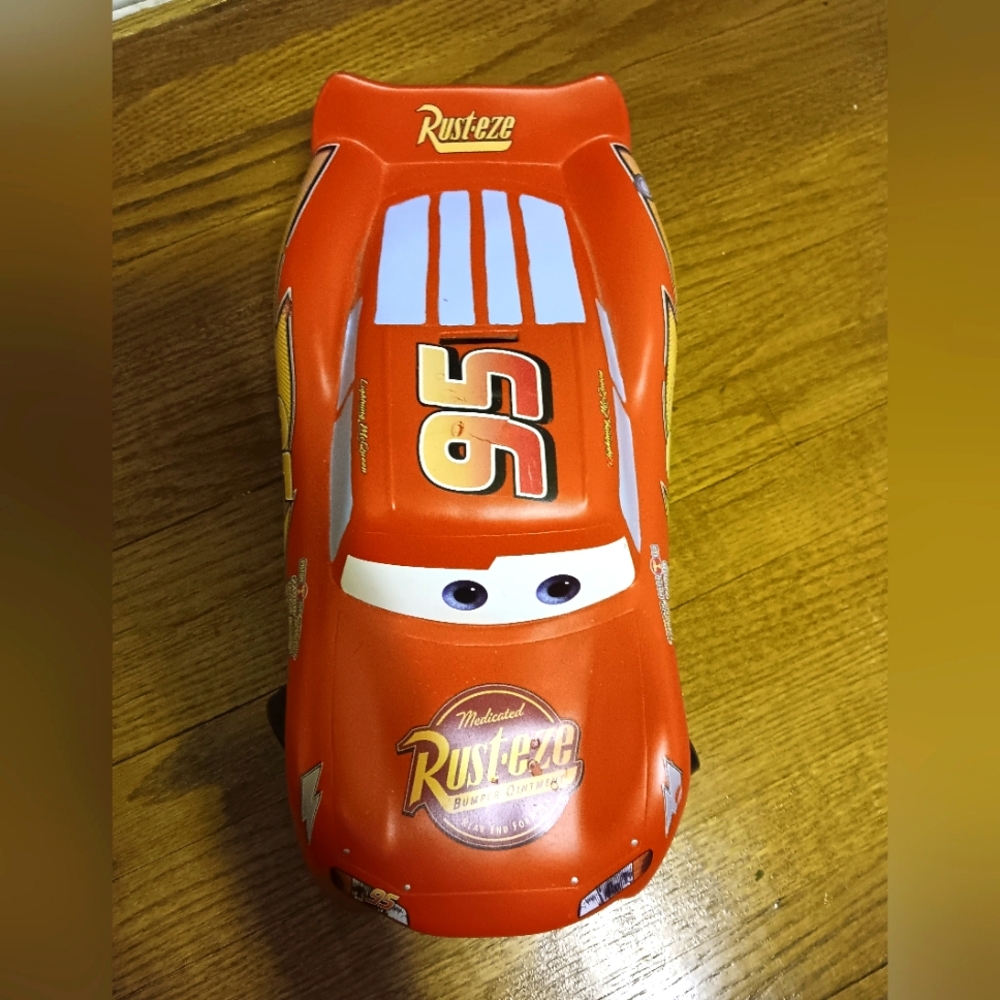 Large Lighting McQueen Piggy Bank